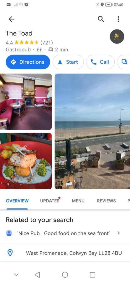 Netherton Studio Apartment 2 Rhôs-on-Sea Exteriör bild
